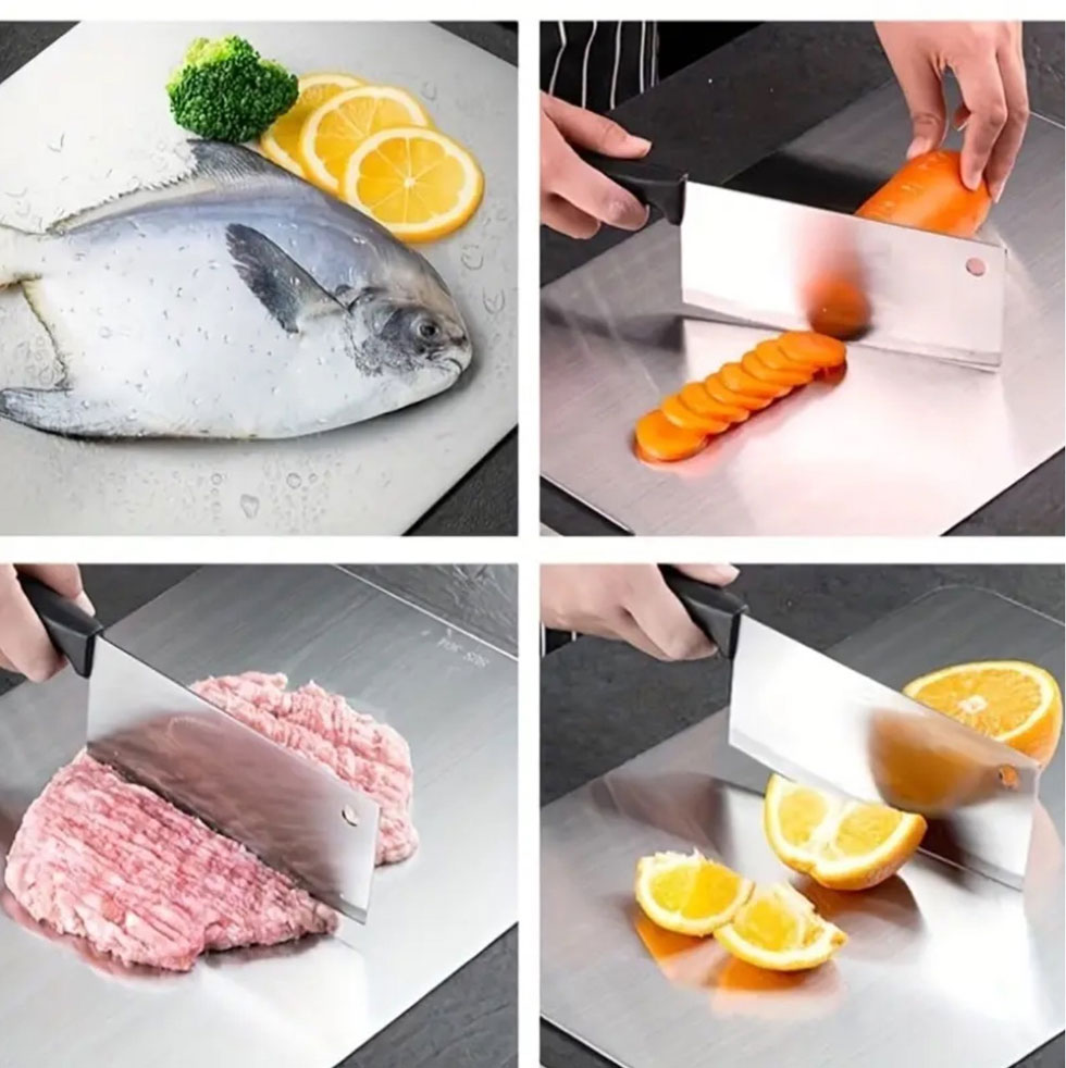Stainless Steel Double-sided Food-grade Anti-mold Cutting Boards