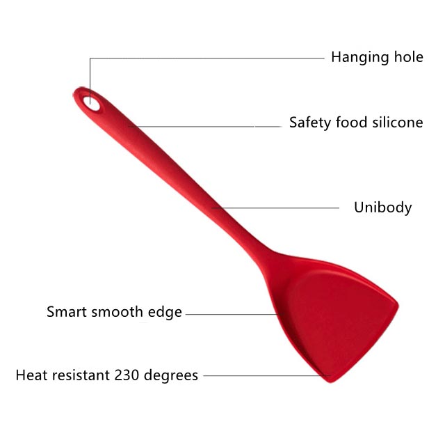 Silicone Soup Ladle Turner Cooking Utensils Tools